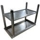 Stainless Steel Table with Shelf & Adjustable Pads