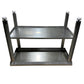 Stainless Steel Table with Shelf & Adjustable Acetal Pads