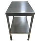 Stainless Steel Table with Shelf & Adjustable Acetal Pads