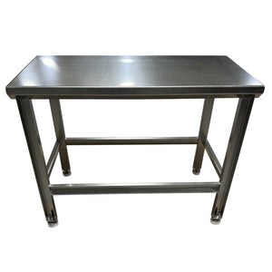 Stainless Steel Table with Adjustable Acetal Pads