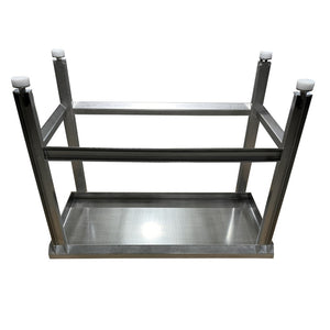Stainless Steel Table with Adjustable Acetal Pads