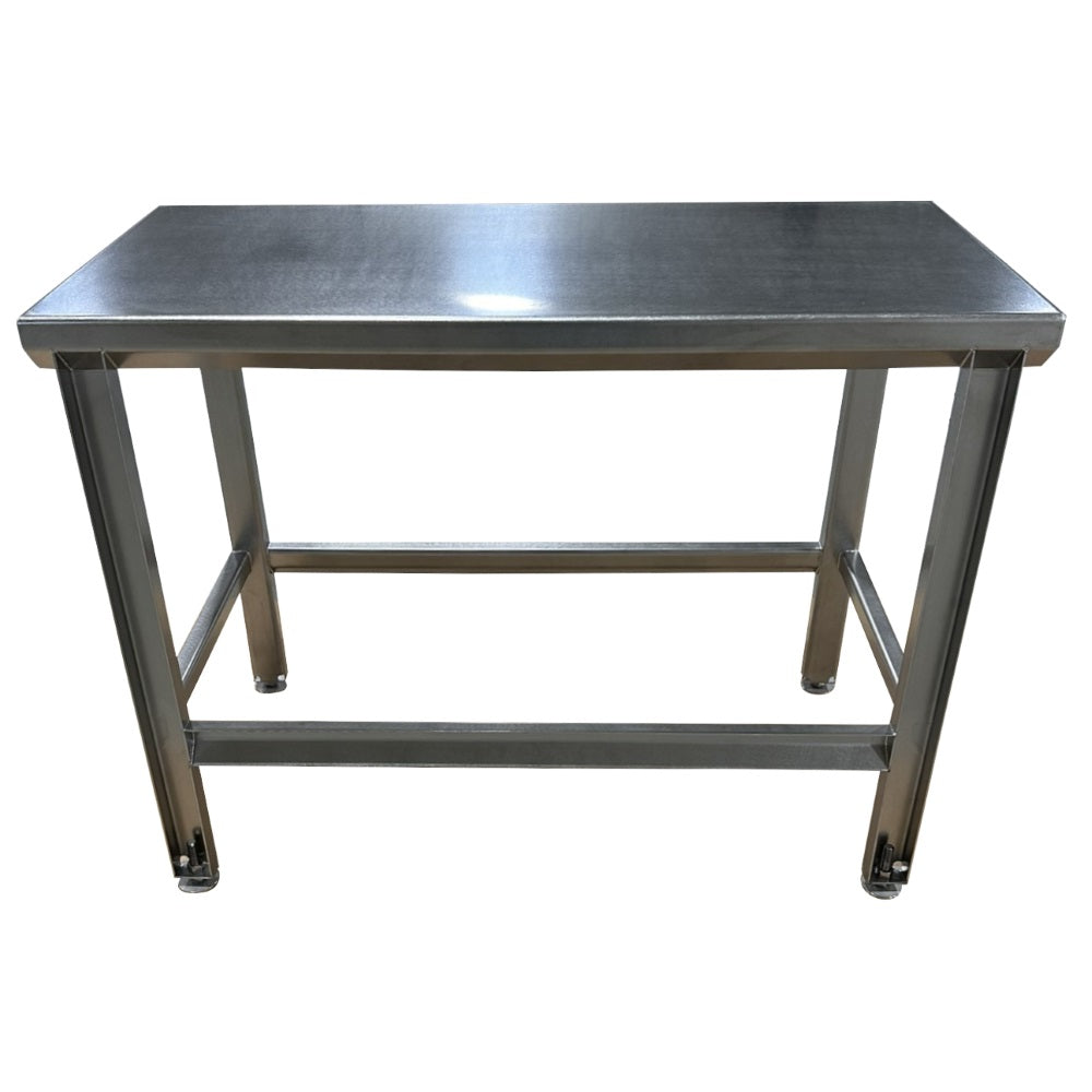 Stainless Steel Table with Adjustable Pads