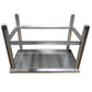 Stainless Steel Table with Adjustable Pads