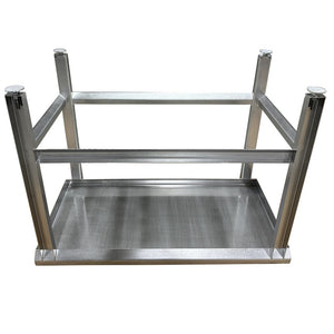 Stainless Steel Table with Adjustable Pads