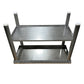 Stainless Steel Table with Shelf & Acetal Pads