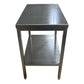 Stainless Steel Table with Shelf & Acetal Pads