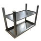 Stainless Steel Table with Shelf & Acetal Pads