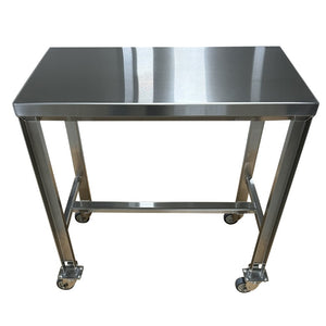 Stainless Steel Instrument Table with Casters