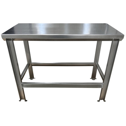 Stainless Steel Table with Paw Print Footing