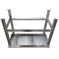 Stainless Steel Table with Paw Print Footing