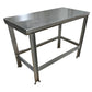 Stainless Steel Table with Paw Print Footing