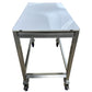 Stainless Steel Table with Removable Top & Casters