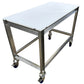 Stainless Steel Table with Removable Top & Casters