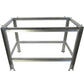 Stainless Steel Table with Removable Top & Paw Print Footing