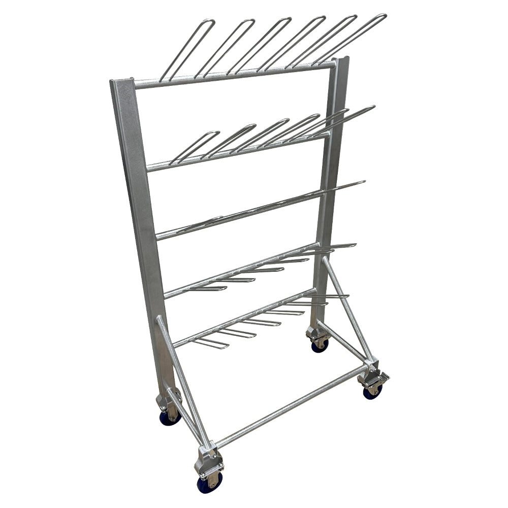 Stainless Steel Mobile Boot Rack