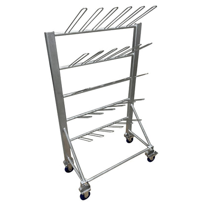 Stainless Steel Mobile Boot Rack