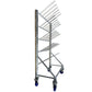 Stainless Steel Mobile Boot Rack