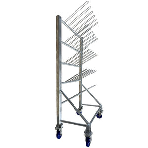 Stainless Steel Mobile Boot Rack