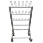 Stainless Steel Mobile Boot Rack