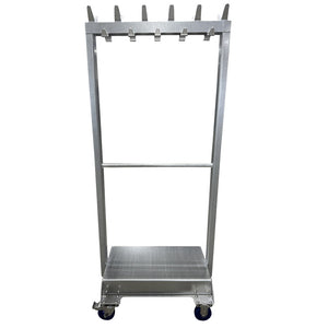 Stainless Steel Mobile Coat/Frock Rack