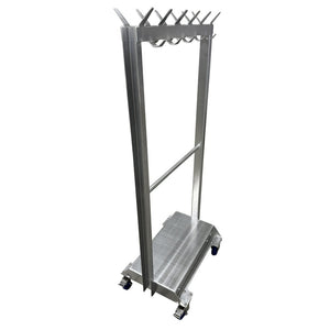 Stainless Steel Mobile Coat/Frock Rack