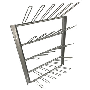 Stainless Steel Wall-Mounted Boot Rack