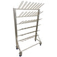 Stainless Steel Mobile Boot Rack