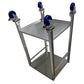 Stainless Steel Mobile Receiving Desk/Workstation