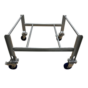 Stainless Steel Side-by-Side 2-Lug/Tote Cart