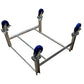Stainless Steel Side-by-Side 2-Lug/Tote Cart