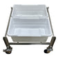 Stainless Steel Side-by-Side 2-Lug/Tote Cart