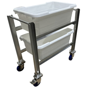 Stainless Steel 2-Lug/Tote Cart