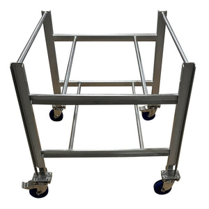 Stainless Steel Side-by-Side 4-Lug/Tote Cart