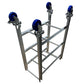 Stainless Steel 3-Lug/Tote Cart