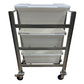 Stainless Steel 3-Lug/Tote Cart