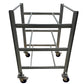 Stainless Steel Side-by-Side 6-Lug/Tote Cart