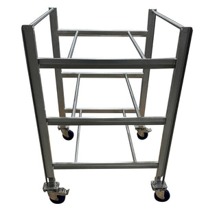 Stainless Steel Side-by-Side 6-Lug/Tote Cart
