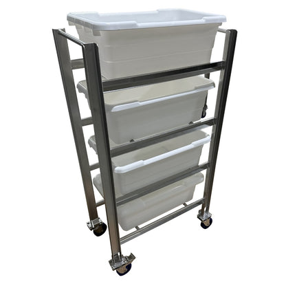 Stainless Steel 4-Lug/Tote Cart