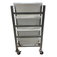 Stainless Steel 4-Lug/Tote Cart