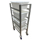Stainless Steel 4-Lug/Tote Cart