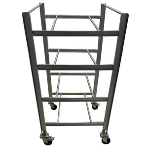 Stainless Steel Side-by-Side 8-Lug/Tote Cart