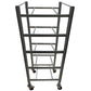 Stainless Steel Side-by-Side 10-Lug/Tote Cart